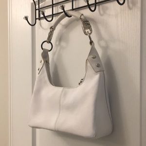 Hobo White Leather Bag
